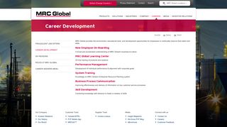 Career Development - MRC Global