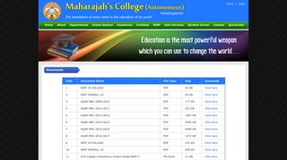 Welcome to Maharajah's College (Autonomous), Vizianagaram ...