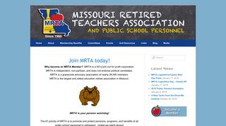 Missouri Retired Teachers Association | and Public School Personnel