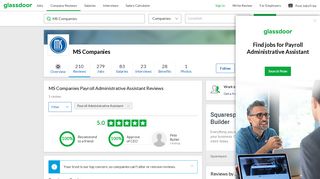 MS Companies Payroll Administrative Assistant Reviews | Glassdoor