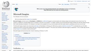 Microsoft Imagine - Wikipedia