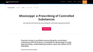 Mississippi Prescription Drug Monitoring (PMP) | Practice Fusion ...