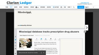 Mississippi database tracks prescription drug abusers
