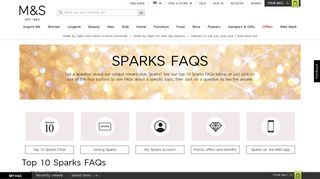 Sparks Frequently Asked Questions | Marks & Spencer