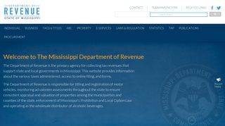 Mississippi Department of Revenue - MS.GOV