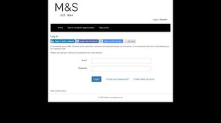 Log in - M&S Graduate