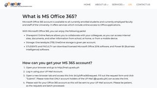Microsoft Office 365 for UP | University of the Philippines Information ...