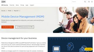 Mobile Device Management (MDM) - IBM MaaS360