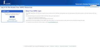 Log in to the Access Your AAMC Resources