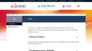 NEM – Australian Energy Market Operator