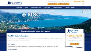 Already Booked - MSC Cruises: Tickets, Pre-registration, Travel ...