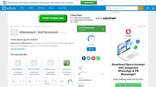 mScorecard - Golf Scorecard for Android - Download