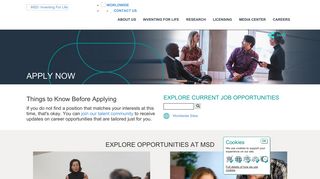 MSD | Careers | Apply Now - MSD.com