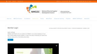 Member Login - National Minority Supplier Development Council