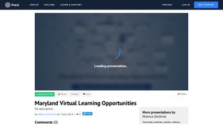Maryland Virtual Learning Opportunities by Monica Gilchrist on Prezi