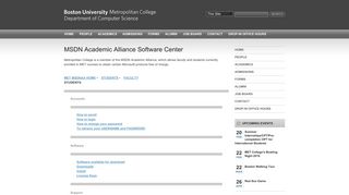MSDN Academic Alliance Software Center » Department of Computer ...