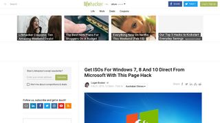 Get ISOs For Windows 7, 8 And 10 Direct From Microsoft With This ...