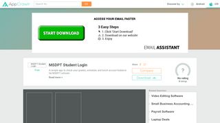 MSDPT Student Login app for ios – Review & Download .IPA file