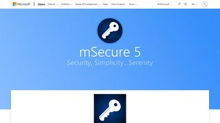 Get mSecure - Password Manager and Digital Wallet - Microsoft Store