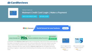 Walmart Credit Card Login | Make a Payment - Card Reviews
