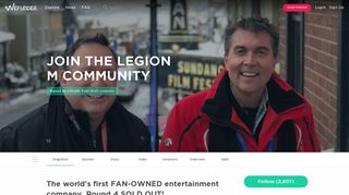 Legion M | The world's first FAN-OWNED entertainment company ...