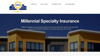 Millennial Specialty Insurance