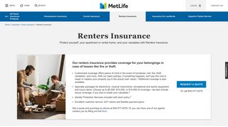 Renters Insurance | MetLife
