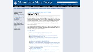 SmartPay - Mount Saint Mary College