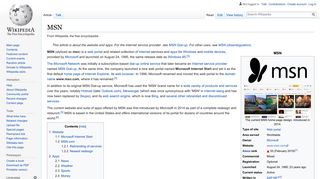 MSN - Wikipedia