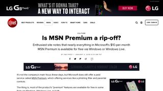 Is MSN Premium a rip-off? - CNET