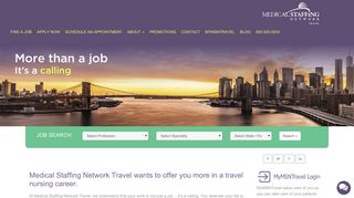 Medical Staffing Network Travel: Travel Nursing Jobs