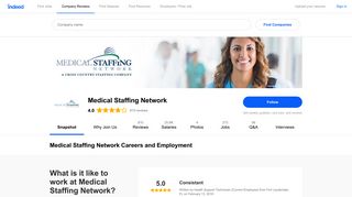 Medical Staffing Network Careers and Employment | Indeed.com
