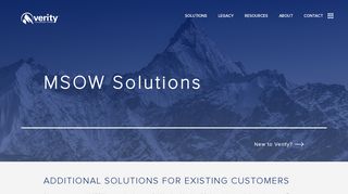MSOW Solutions - Verity