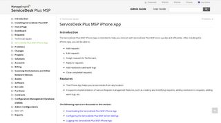MSP software for iOS/iPhone | ServiceDesk Plus MSP iPhone app
