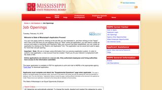 Job Openings :: MSPB - Government Jobs