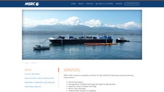 Marine Spill Response Corporation: Services