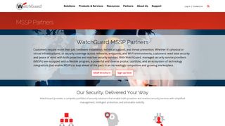MSSP Partners | WatchGuard Technologies