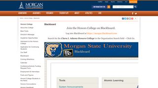 Blackboard - Morgan State University