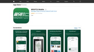 MSUFCU Mobile on the App Store - iTunes - Apple