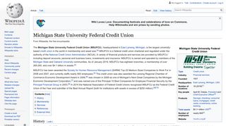 Michigan State University Federal Credit Union - Wikipedia