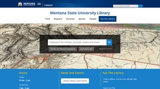 Montana State University (MSU) Library - MSU Library | Montana State ...