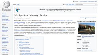 Michigan State University Libraries - Wikipedia
