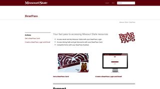 BearPass - Missouri State University