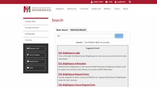 Search the Minnesota State University Moorhead website.