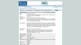 GEO Accession viewer - NCBI - NIH