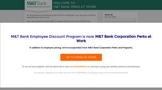 M&T Bank Perks at Work