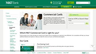 Commercial Credit Cards - Business | M&T Bank