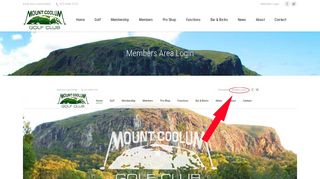 Members Area Login – Mount Coolum Golf Club