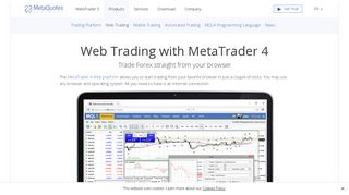 MetaTrader 4 Web Trading - MetaQuotes Software