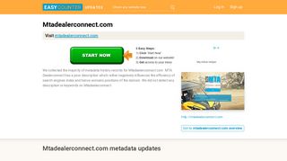 MTA Dealerconnect (Mtadealerconnect.com) - MTA B2B - Easycounter